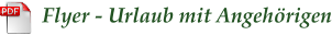 Flyer - Urlaub mit Angehrigen